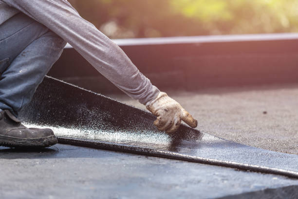 Professional Exterior Waterproofing technician working in Palatine, IL